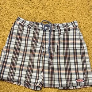 Vineyard Vines Men's Plaid Swim Trunks size 36